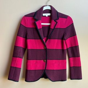 Pink and Purple LOFT Sweater Blazer - small